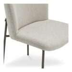 Early Dining Chair Beige - Set Of Two YM-1012-34 YM 1012 34 Early closeup shadsilo