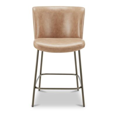 Early Counter Stool Tan Leather