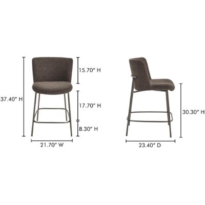 Early Counter Stool Dark Brown 17 Early Counter Stool Dark Brown YM-1013-20 YM 1013 20 70