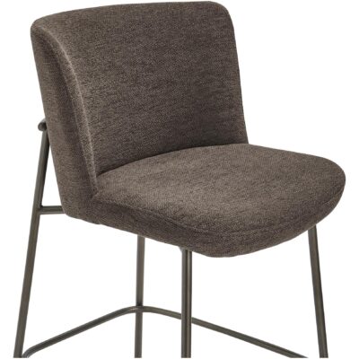 Early Counter Stool Dark Brown 13 Early Counter Stool Dark Brown YM-1013-20 YM 1013 20 Early closeup shadsilo