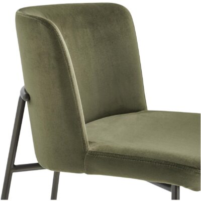 Early Counter Stool Faux Green Mohair 13 Early Counter Stool Faux Green Mohair YM-1013-27 YM 1013 27 Early closeup shadsilo