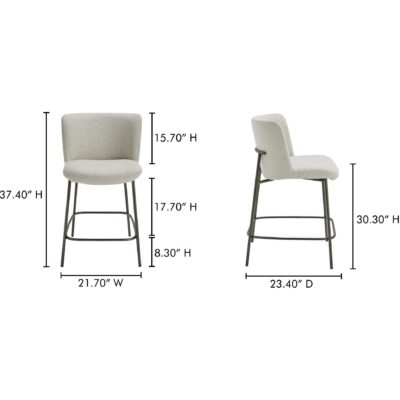 Early Counter Stool Beige 9 Early Counter Stool Beige YM-1013-34 YM 1013 34 70