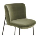 Early Bar Stool Faux Green Mohair YM-1014-27 YM 1014 27 Early closeup shadsilo