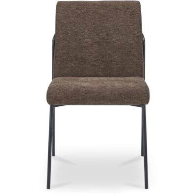 Danny Dining Chair Dark Brown Set of Two YM-1018-20 YM 1018 20 Danny front shadsilo