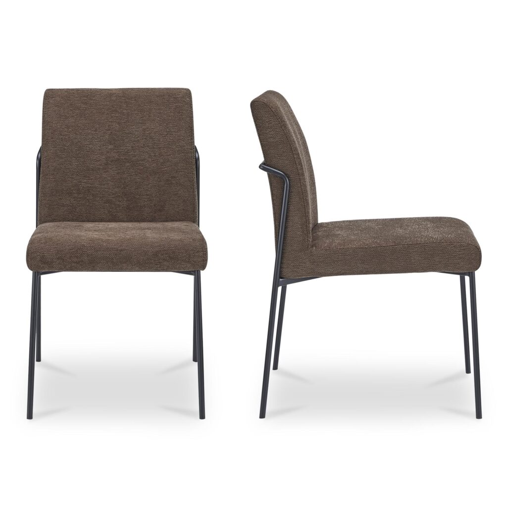 Danny Dining Chair Dark Brown Set of Two - Image 3