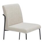 Danny Dining Chair Ivory Set of Two YM-1018-34 YM 1018 34 Danny closeup shadsilo