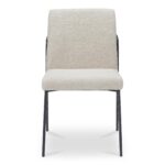 Danny Dining Chair Ivory Set of Two YM-1018-34 YM 1018 34 Danny front shadsilo