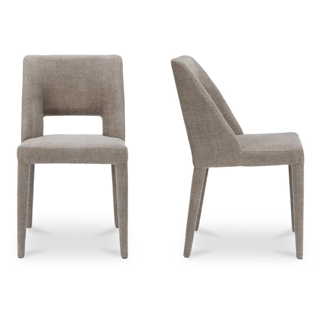 Joyce Dining Chair Light Brown-Set of Two - Image 3