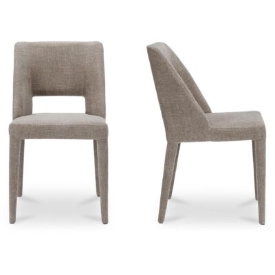 Joyce Dining Chair Light Brown - Set of Two YM-1019-21 YM 1019 21 Joyce frontside shadsilo