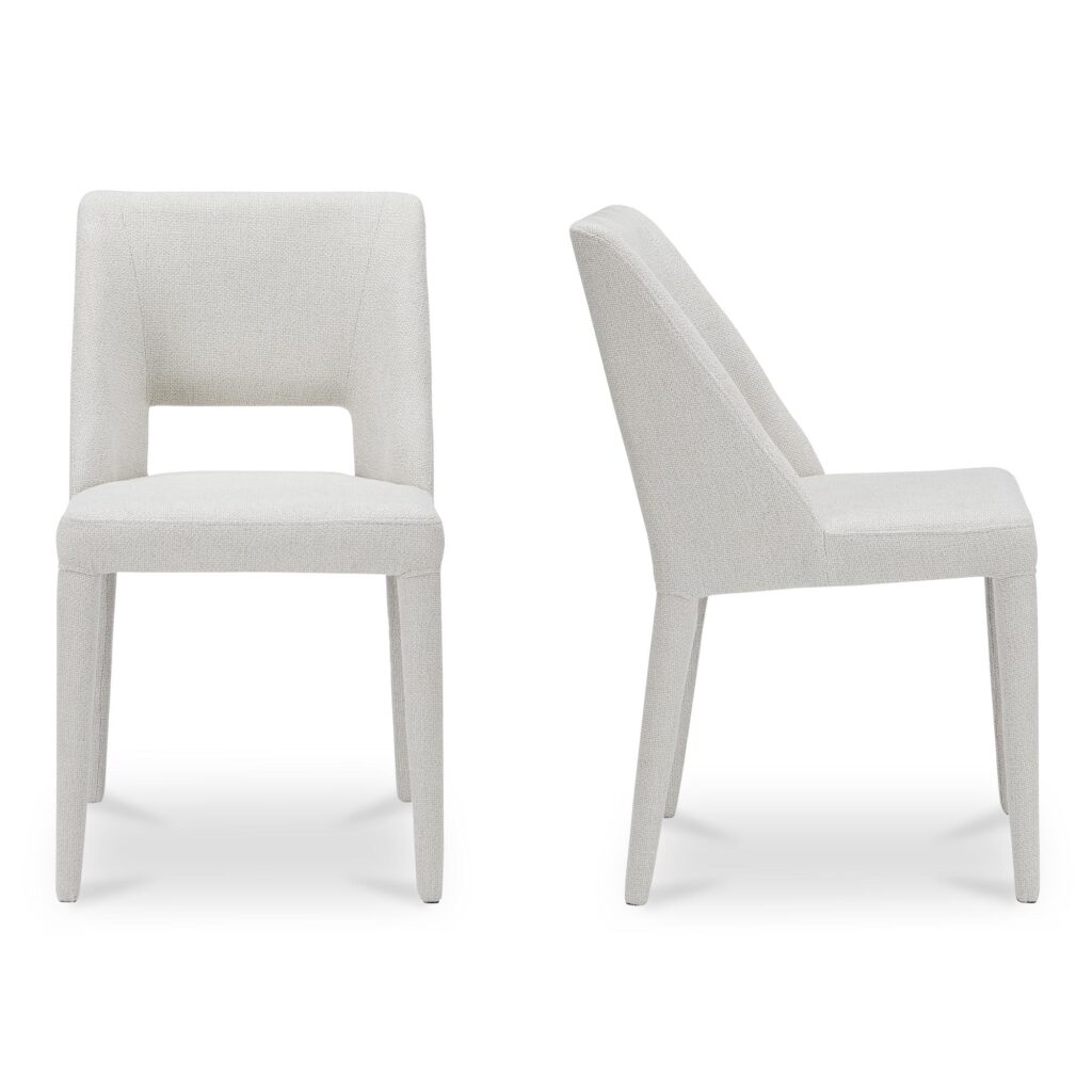 Joyce Dining Chair Beige-Set of Two - Image 3