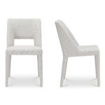 Joyce Dining Chair Beige-Set of Two YM-1019-34 YM 1019 34 Joyce frontside shadsilo