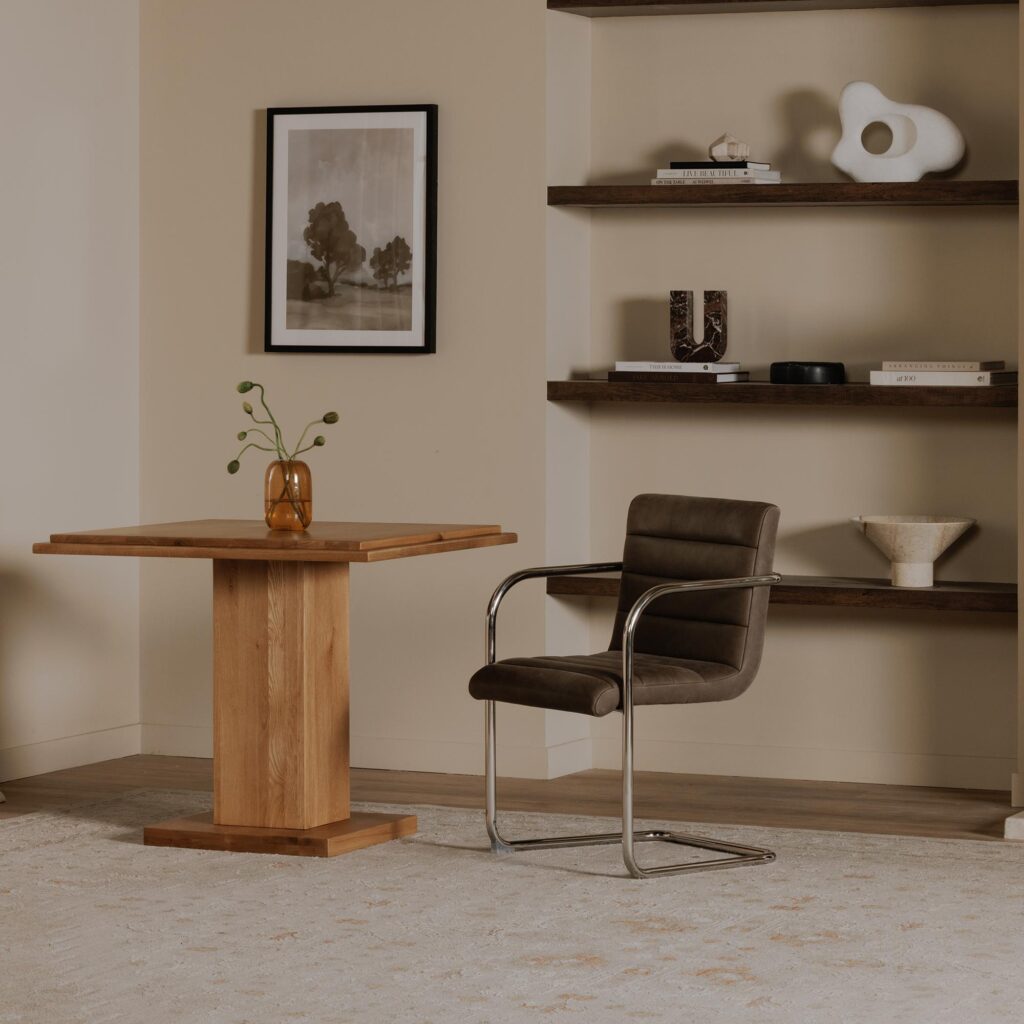 Pedro Dining Chair Green Mohair Set of Two - Image 8