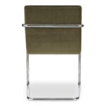 Pedro Dining Chair Green Mohair Set of Two YM-1021-16 YM 1021 16 Pedro back shadsilo