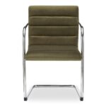 Pedro Dining Chair Green Mohair Set of Two YM-1021-16 YM 1021 16 Pedro front shadsilo
