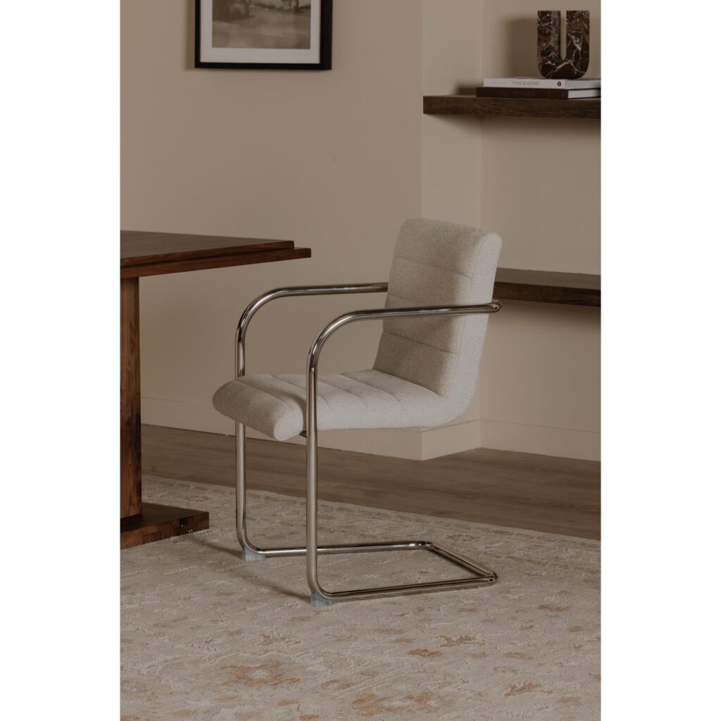 Pedro Dining Chair Beige Set of Two - Image 7