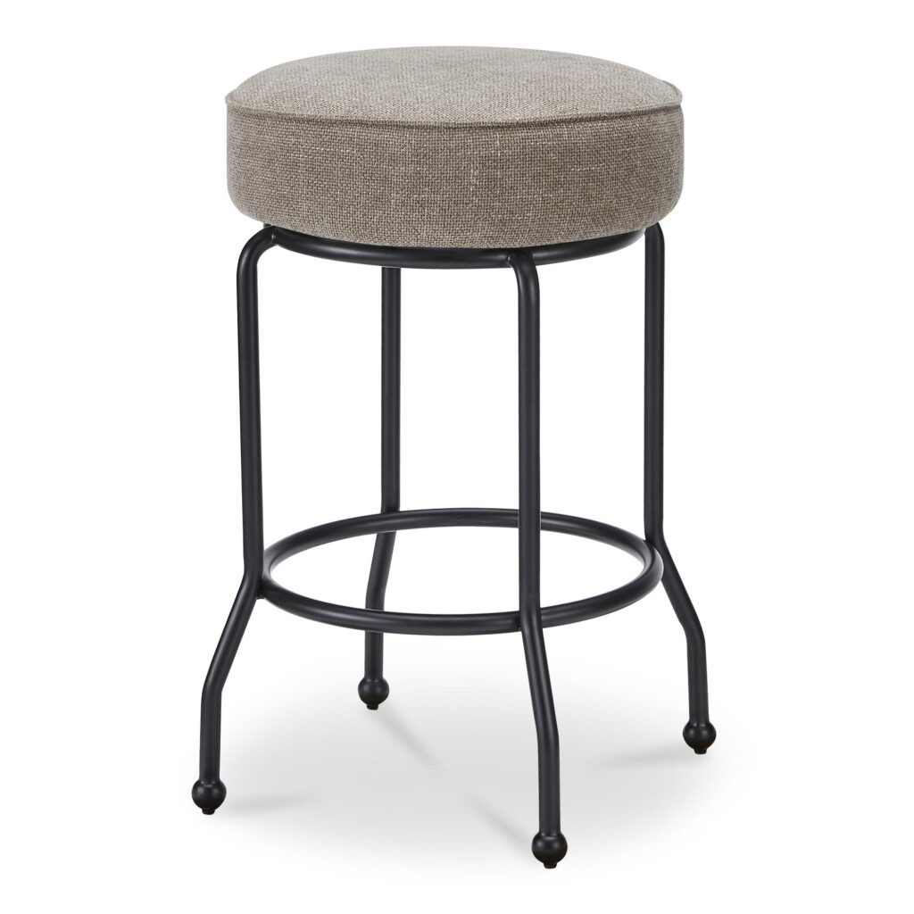 Kelsey Swivel Counter Stool Light Brown - Image 2