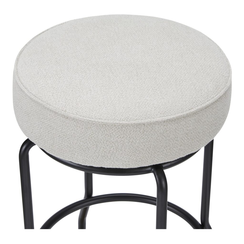 Kelsey Swivel Counter Stool Beige - Image 3