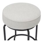 Kelsey Swivel Counter Stool Beige YM-1024-34 YM 1024 34 Kelsey closeup01 shadsilo