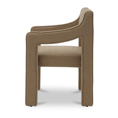 Elise Dining Chair Ochre YM-1027-20 YM 1027 20 Elise side left shadsilo