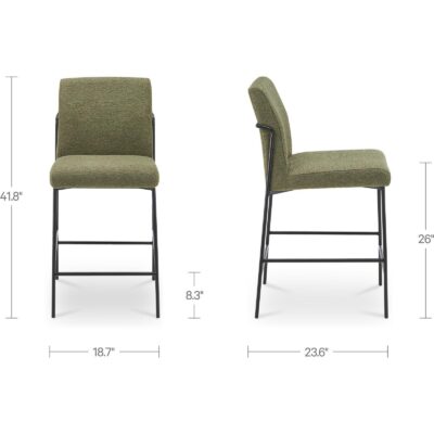 Danny Counter Stool Green 5 Danny Counter Stool Green YM-1031-16 YM 1031 16 70 dim