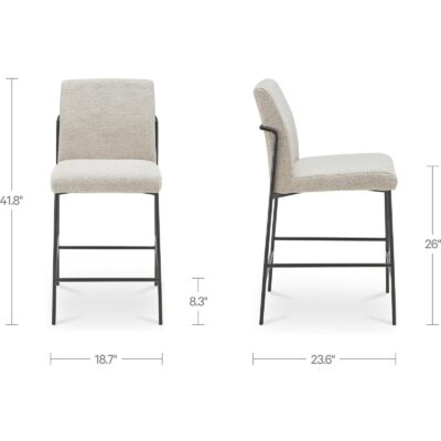 Danny Counter Stool Ivory 5 Danny Counter Stool Ivory YM-1031-34 YM 1031 34 70 dim