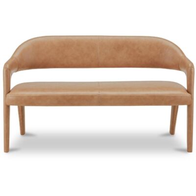 Martens Dining Bench Tan Leather