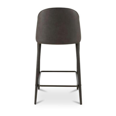 Burton Counter Stool Grey Vegan Leather 11 Burton Counter Stool Grey Vegan Leather YM-1033-26 YM 1033 26 Burton back shadsilo