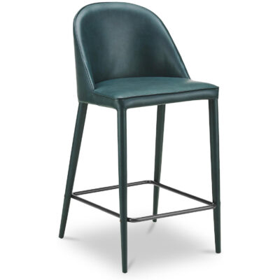 Burton Counter Stool Dark Teal Vegan Leather 11 Burton Counter Stool Dark Teal Vegan Leather YM-1033-36 YM 1033 36 Burton diagR shadsilo