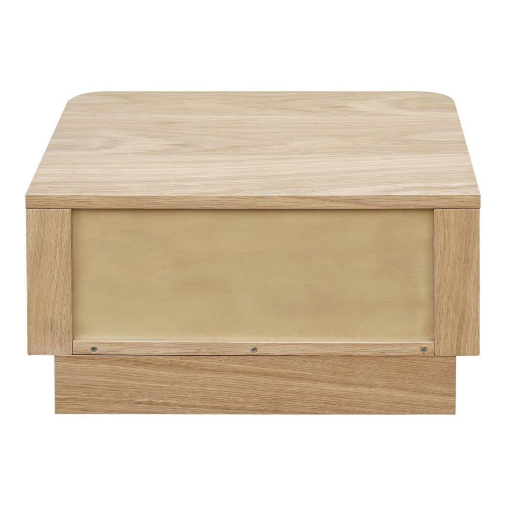 Round Off Small Nightstand Light Oak Brown - Image 4