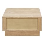 Round Off Small Nightstand Light Oak Brown YR-1001-21 YR 1001 21 03