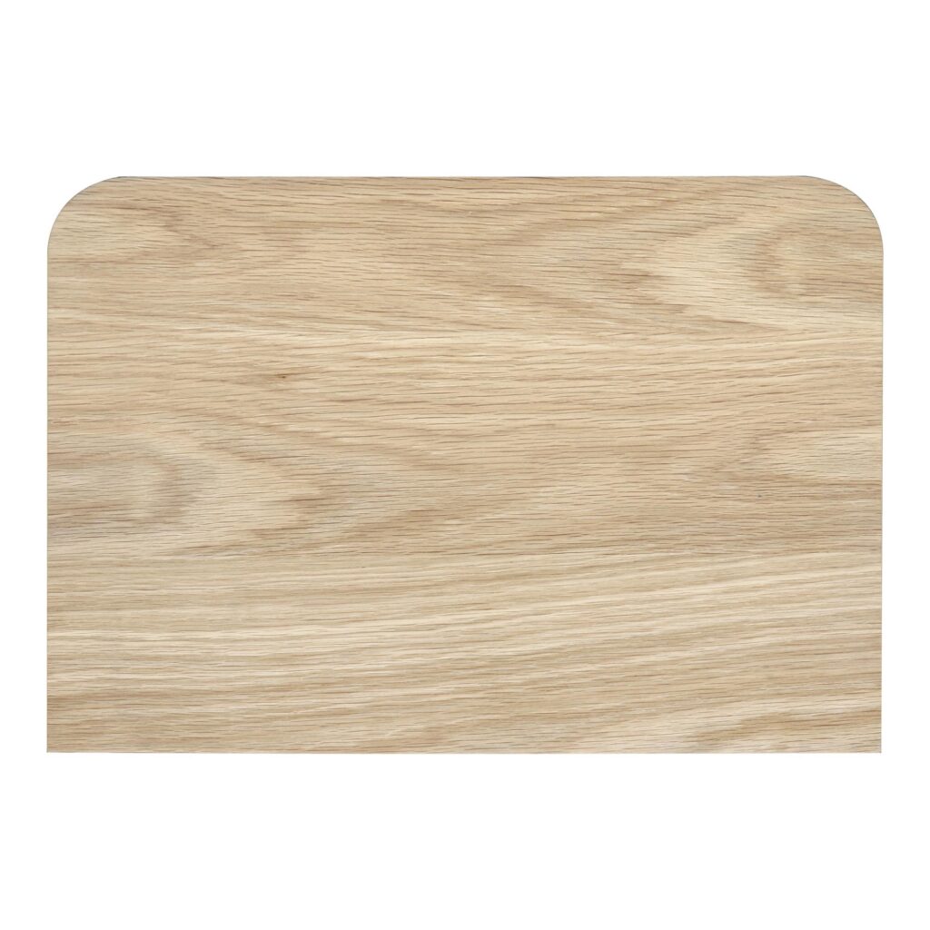 Round Off Small Nightstand Light Oak Brown - Image 5
