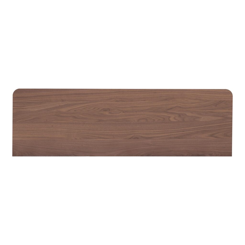 Round Off Dresser Walnut Brown - Image 6