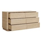 Round Off Dresser Light Oak Brown YR-1003-21 YR 1003 21 02