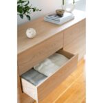 Round Off Dresser Light Oak Brown YR-1003-21 YR 1003 21 30