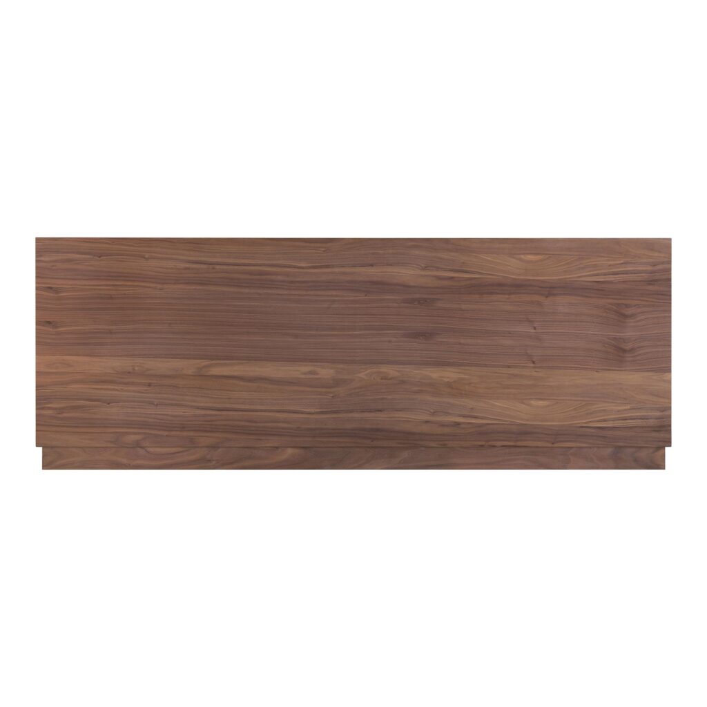 Round Off Queen Bed Walnut Brown - Image 5