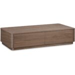 Round Off Coffee Table Walnut Brown YR-1007-03 YR 1007 03 01