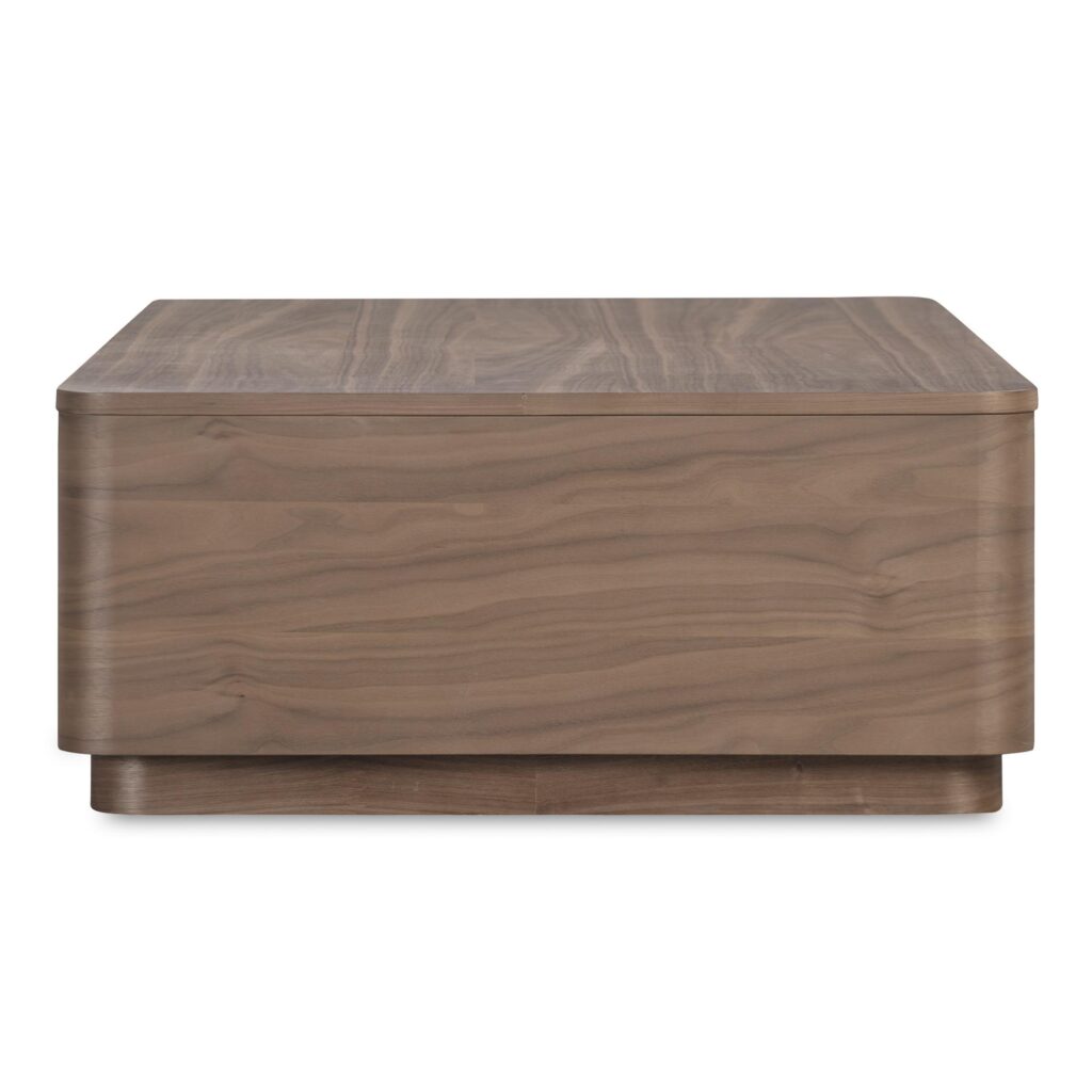 Round Off Coffee Table Walnut Brown - Image 3