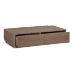 Round Off Coffee Table Walnut Brown YR-1007-03 YR 1007 03 04