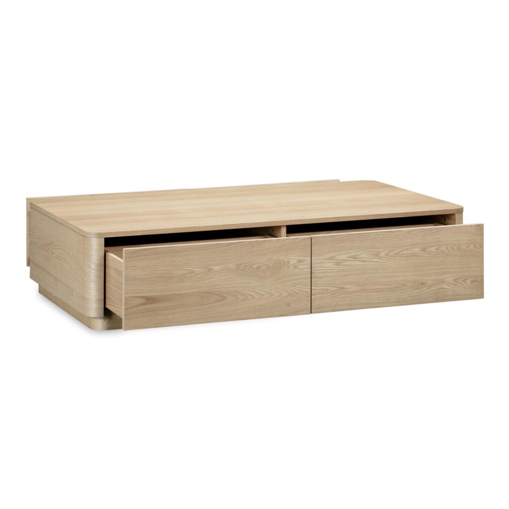 Round Off Coffee Table Natural Oak - Image 5
