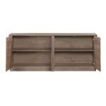 Round Off Sideboard Walnut Brown YR-1008-03 YR 1008 03 04