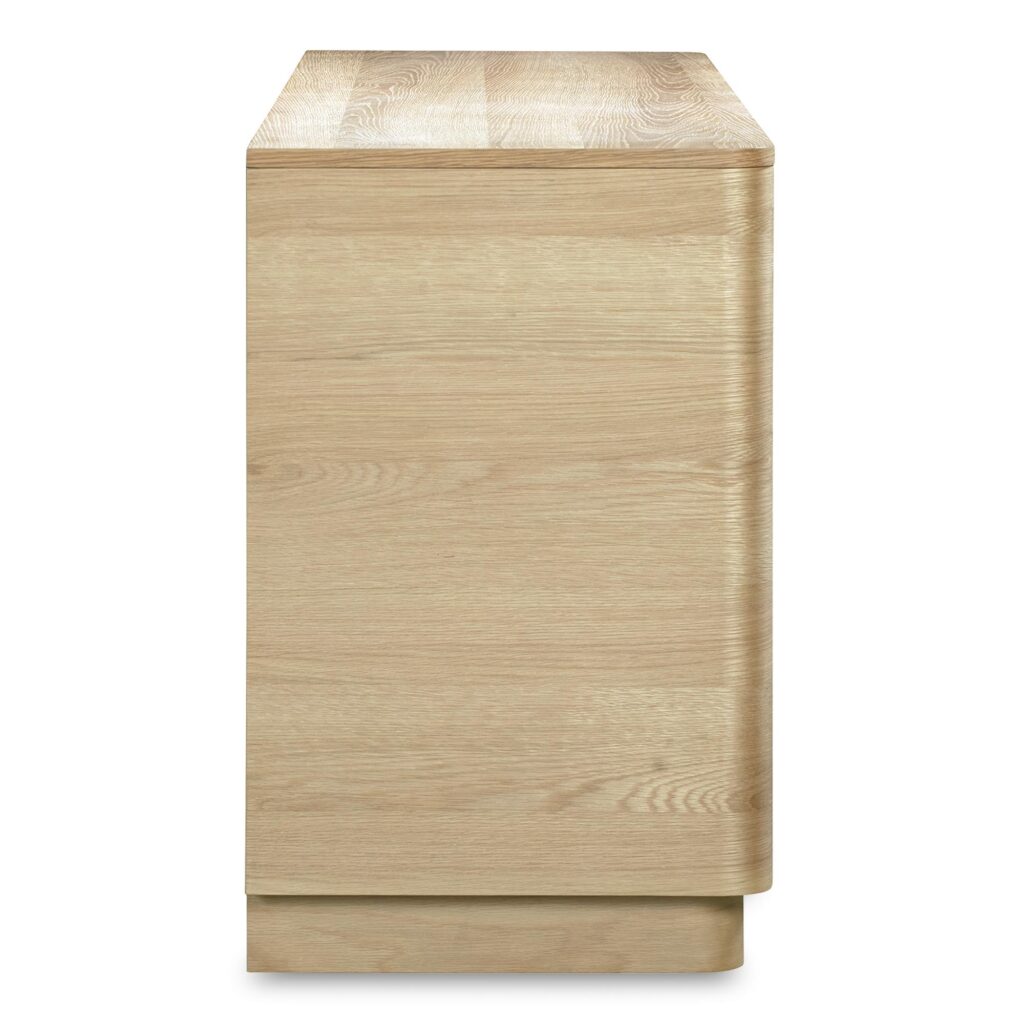 Round Off Sideboard Natural Oak - Image 3