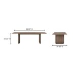 Round Off Small Dining Table Walnut Brown YR-1009-03-0 YR 1009 03 0 70