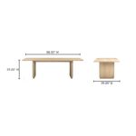 Round Off Small Dining Table Nastural Oak YR-1009-24-0 YR 1009 24 0 70