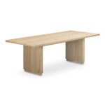 Round Off Small Dining Table Nastural Oak YR-1009-24-0 YR 1009 24 01