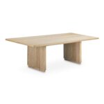 Round Off Large Dining Table Natural Oak YR-1011-24-0 YR 1011 24 01