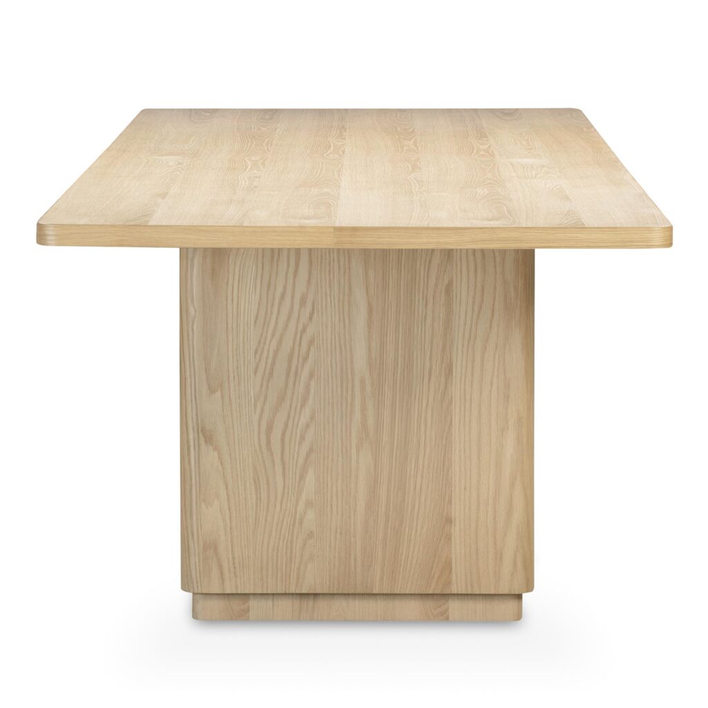 Round Off Large Dining Table Natural Oak - Image 3