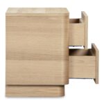 Round Off Tall Nightstand Natural Oak YR-1013-24 YR 1013 24 05