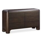 Rowan 6 Drawer Dresser Dark Brown YR-1015-20 YR 1015 20 01