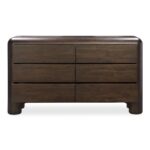 Rowan 6 Drawer Dresser Dark Brown YR-1015-20 YR 1015 20 04