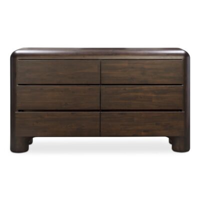 Rowan 6 Drawer Dresser Dark Brown 17 Rowan 6 Drawer Dresser Dark Brown YR-1015-20 YR 1015 20 04